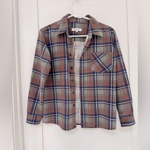 See by Chloe Plaid Button up shirt size 8 - Picture 1 of 4